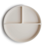 Mushie - Piatto con scomparti e ventosa