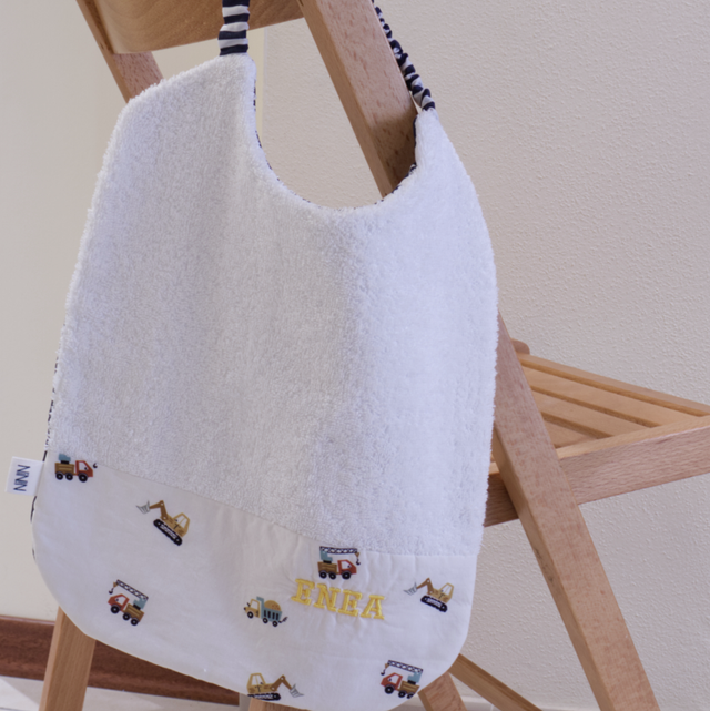 Ninin - bavaglino con elastico veicoli