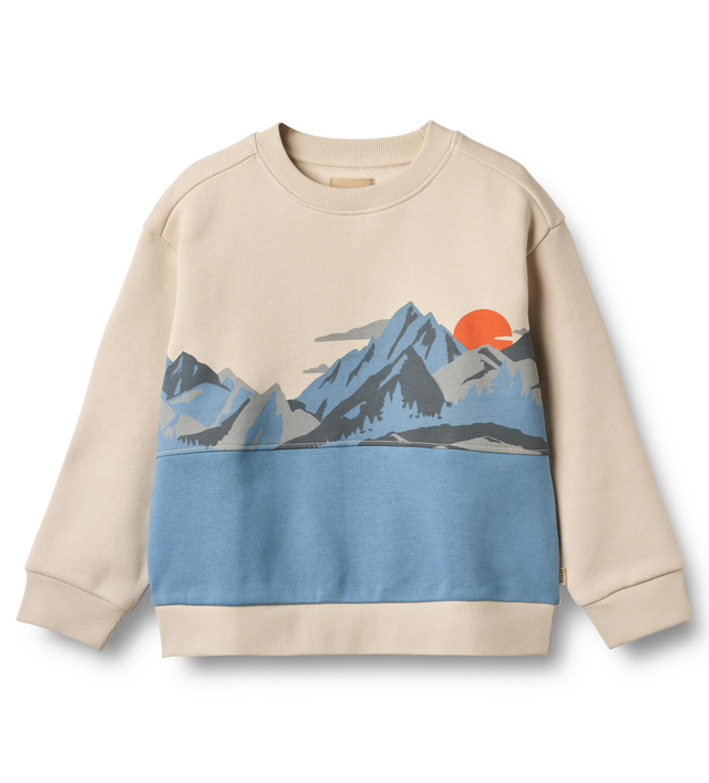 Wheat - felpa mountain cotone