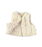 Petit Indi - gilet bimba reversibile