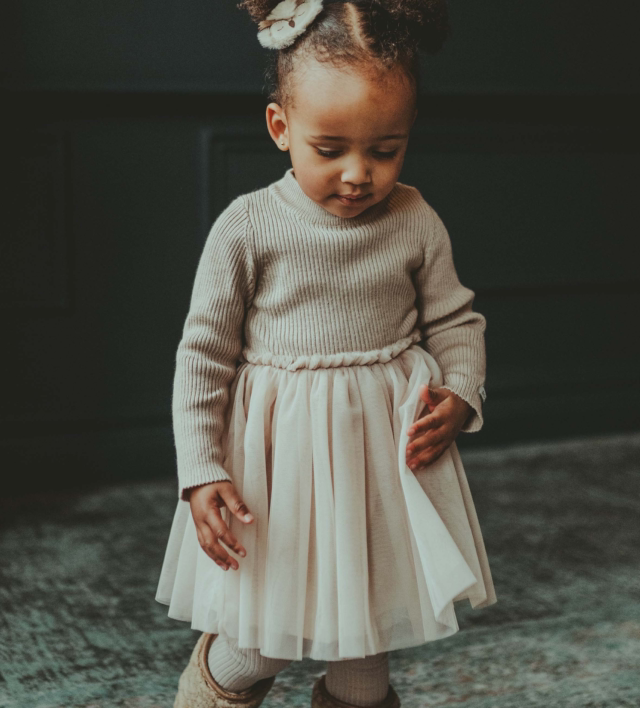 Donsje - vestito tulle malva