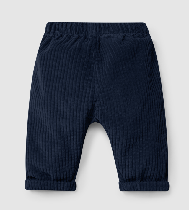 Snug - pantalone velluto blu