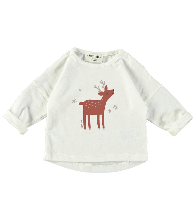 Petit Indi - maglia cotone renna
