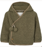 Mar Mar - cappotto teddy verde militare