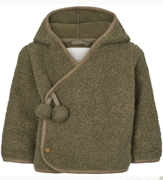 Mar Mar - cappotto teddy verde militare