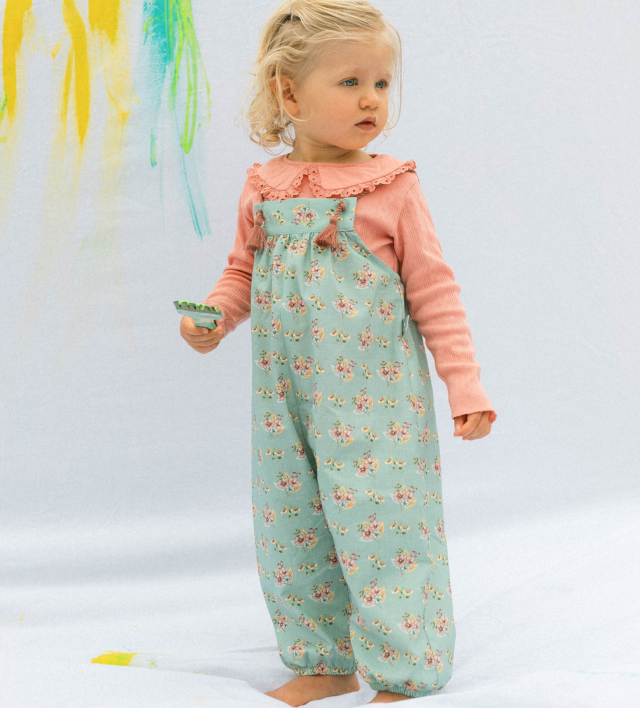 Snug - salopette fiorellini