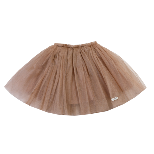 Donsje - gonna tulle metallic rose