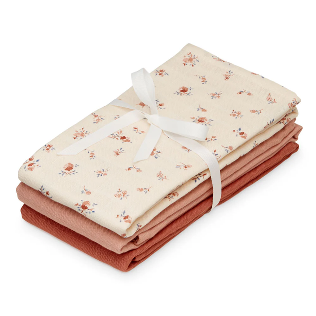 Cam Cam - muslin 3 pack berry