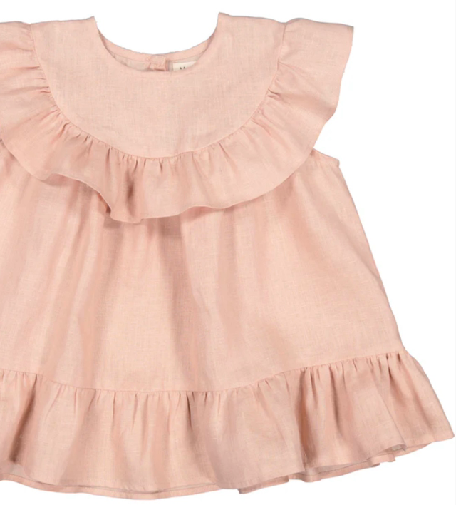 Mar Mar - Blusa rouge in lino