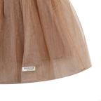 Donsje - gonna tulle metallic rose