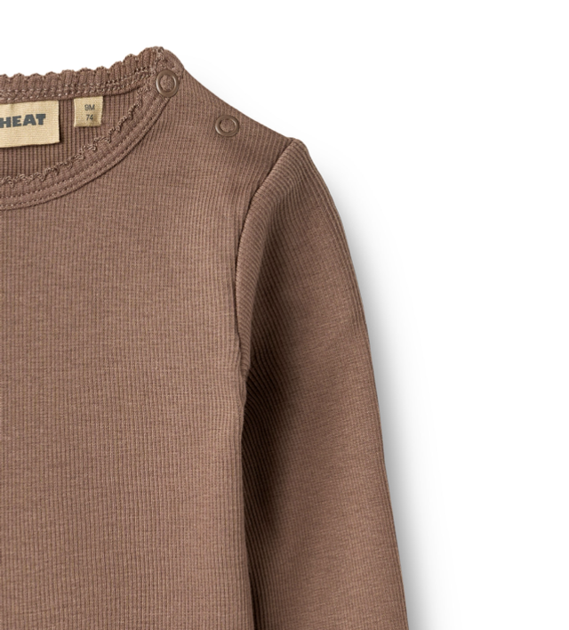 Wheat - body toffee brown cotone e modal