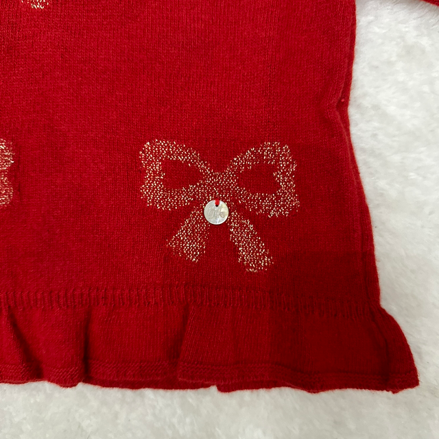 DrKid - maglioncino rosso misto lana