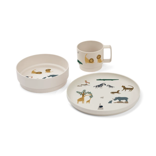 Liewood - Archi tableware set