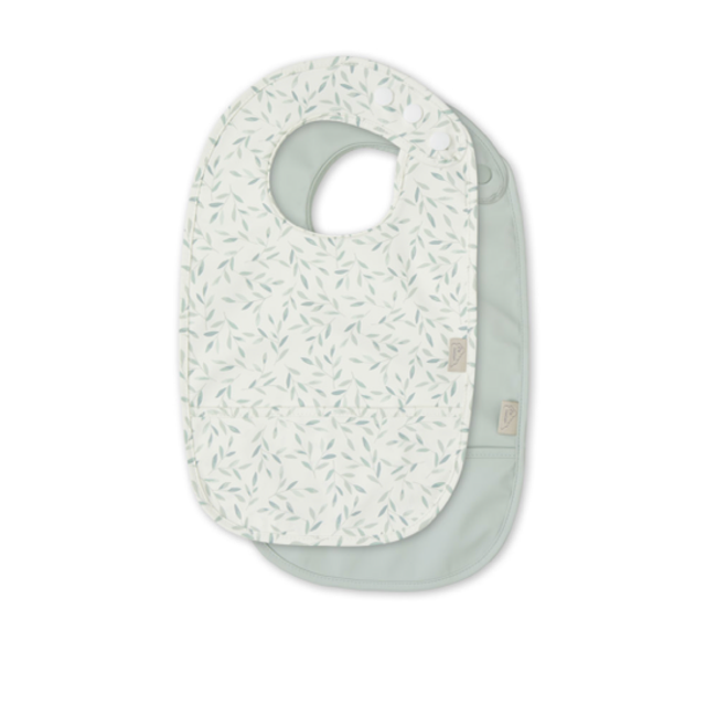 Cam Cam - 2 bibs Dusty green