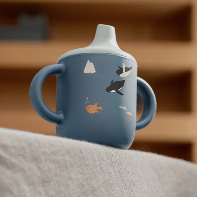 Liewood - neil sippy cup artic Sea