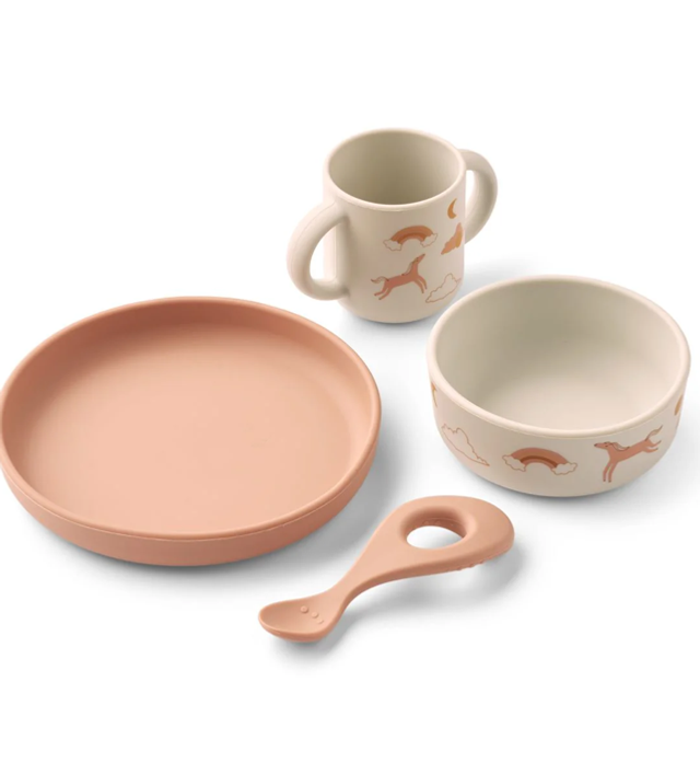 Liewood - vivi printed set silicone unicorn