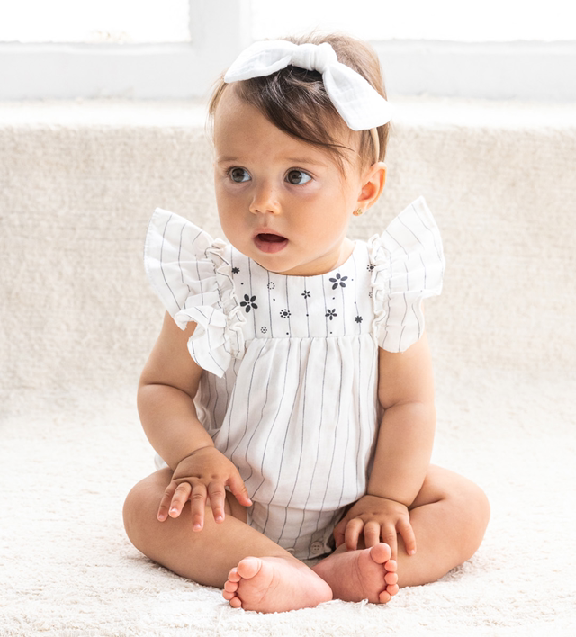 Petit indi - pagliaccetto bimba righe