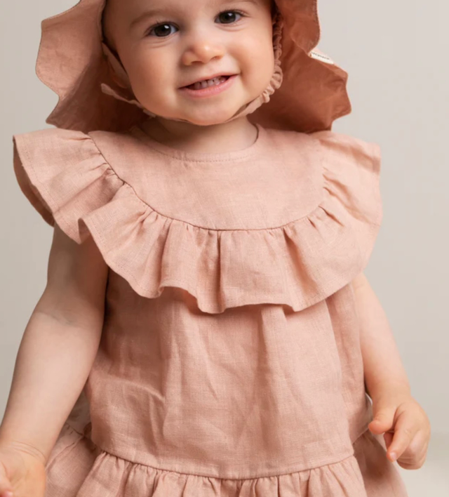 Mar Mar - Blusa rouge in lino