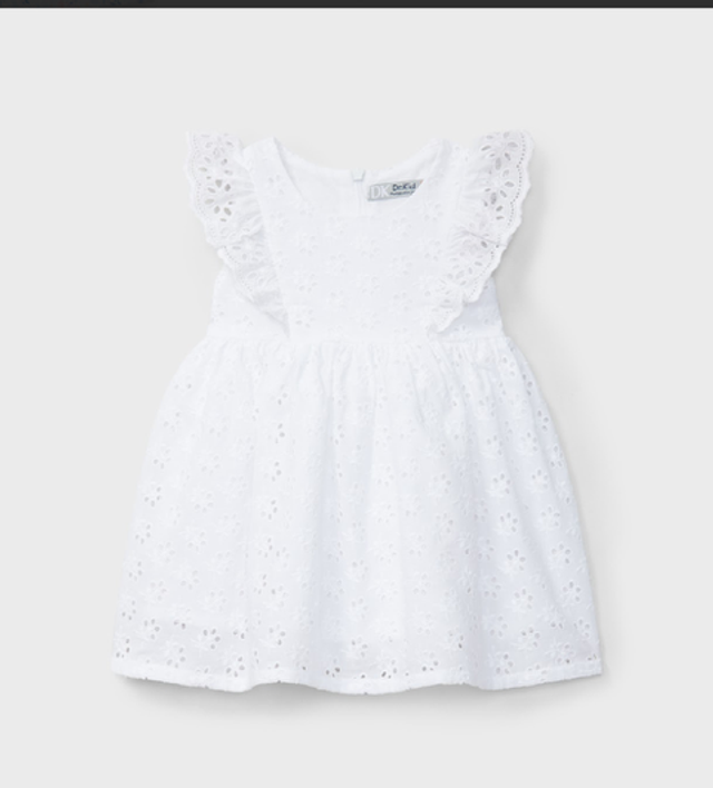 Drkid - vestito bianco San Gallo