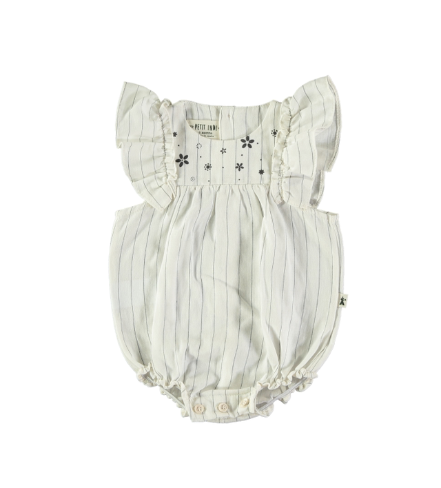 Petit indi - pagliaccetto bimba righe