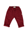 Petit Indi - pantalone velluto bordeaux