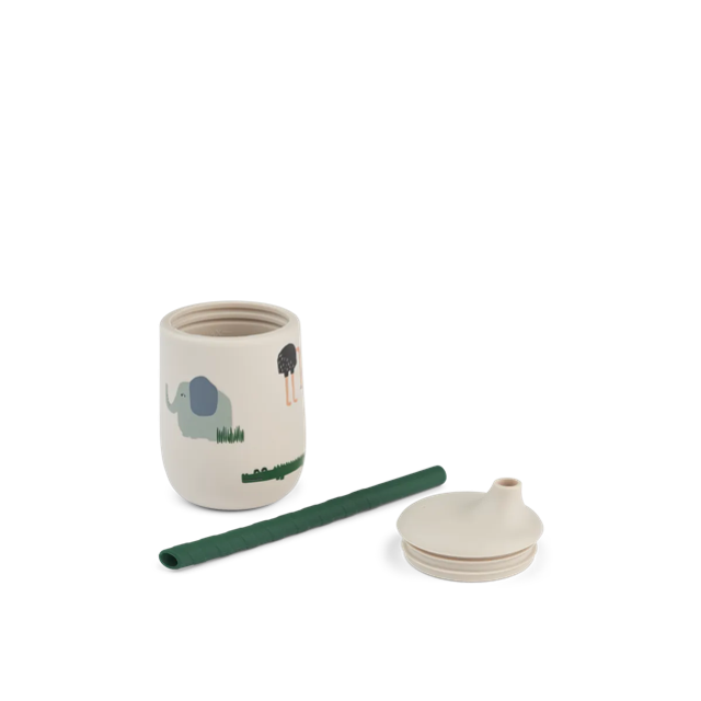 Liewood - Ellis printed sippy cup safari