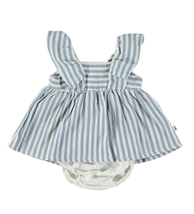 Petit indi - vestito righe con culotte