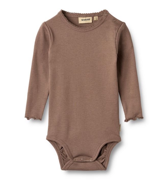 Wheat - body toffee brown cotone e modal