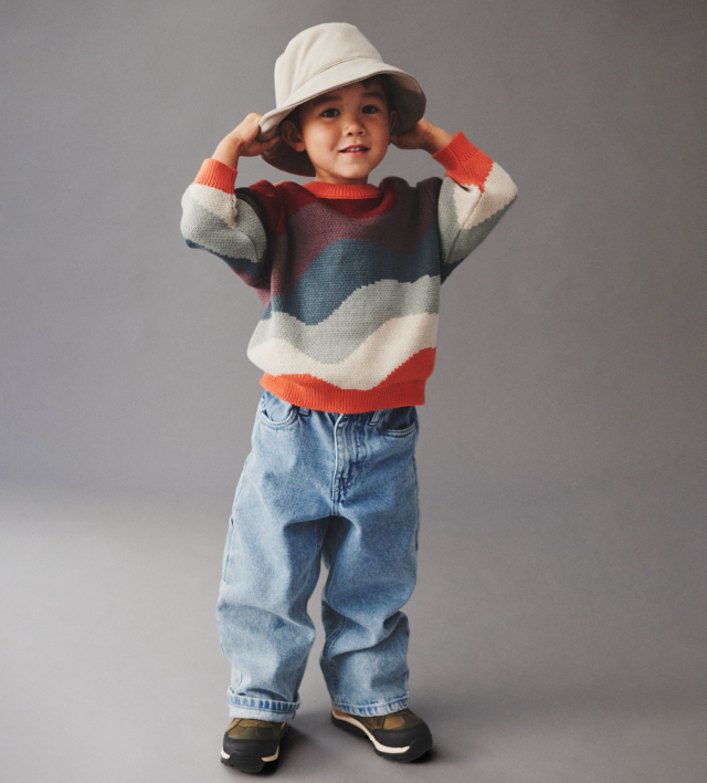 Wheat - maglione fantasia in cotone