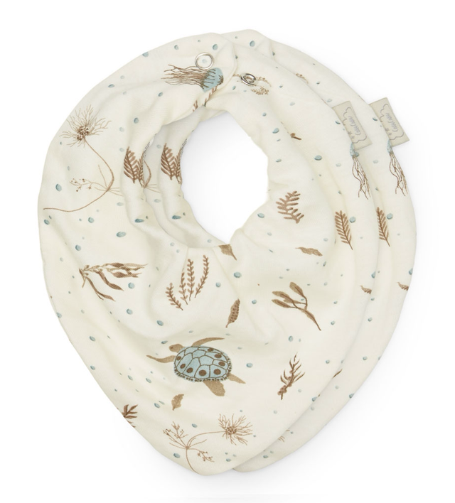 Cam Cam - bandana bib sea garden 2pz