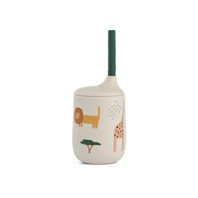 Liewood - Ellis printed sippy cup safari