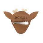 Donsje - Josy Special Hairclip Stag Hazelnut