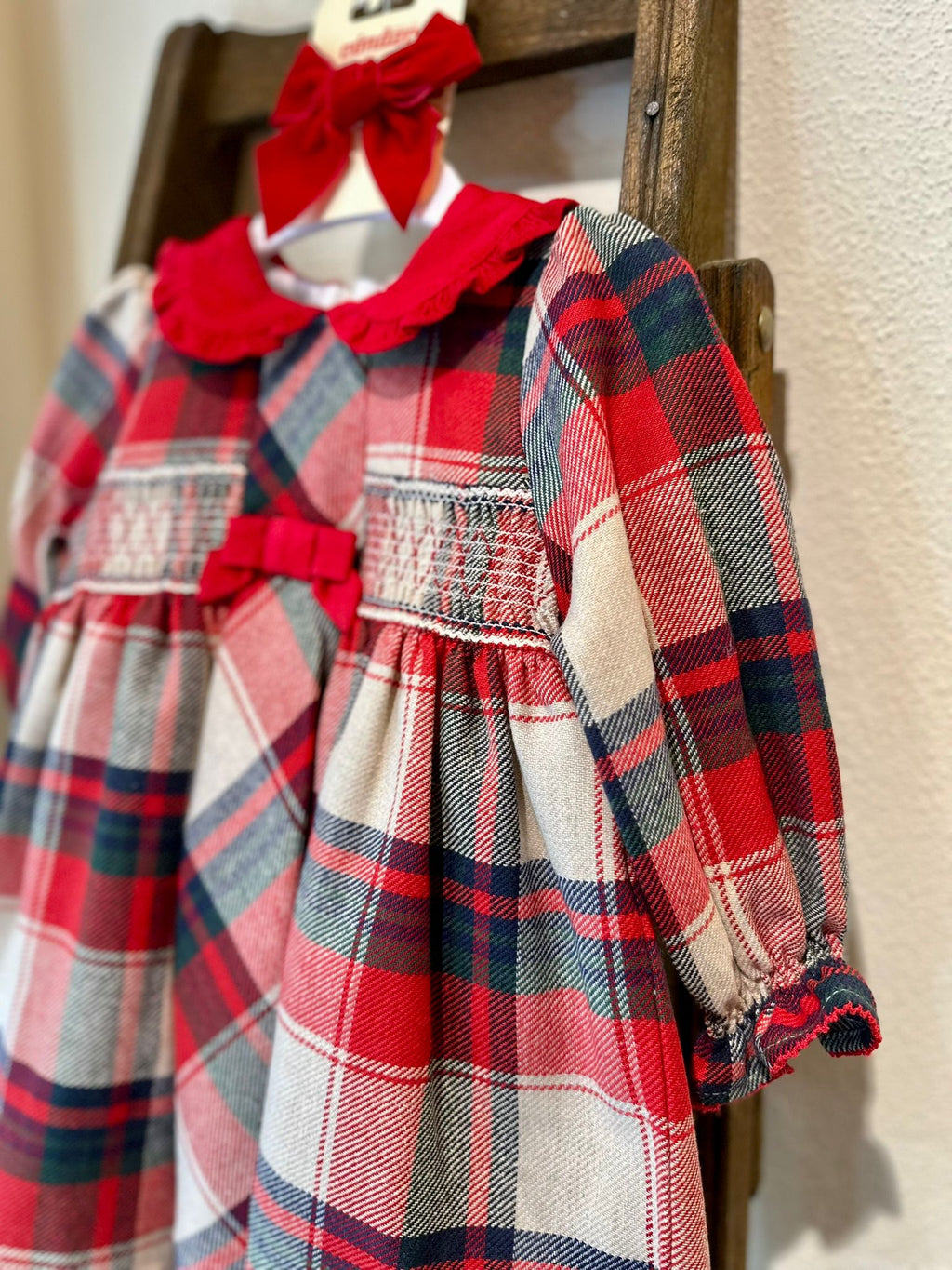 Deolinda - abito rosso tartan