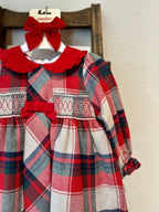 Deolinda - abito rosso tartan